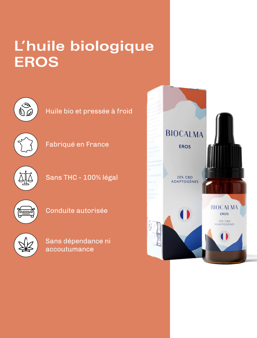 Huile CBD Bio Eros 20%