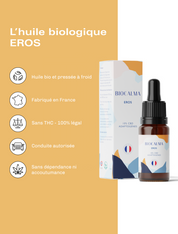 Huile CBD Bio Eros 10%