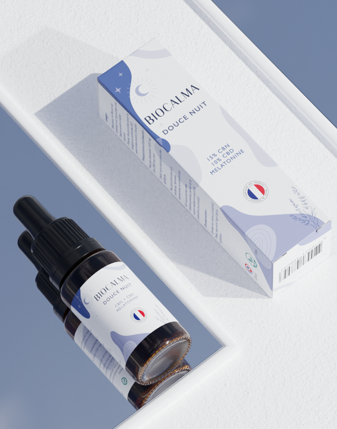 Huile Douce Nuit Bio (CBN + CBD + Mélatonine)